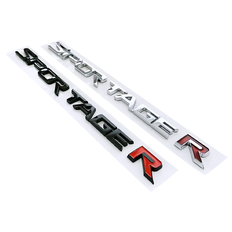 Nameplate sticker Brand Custom Logos 3d Stickers Plastic Chrome Abs emblems Car Emblem SPORTAGER logo badge
