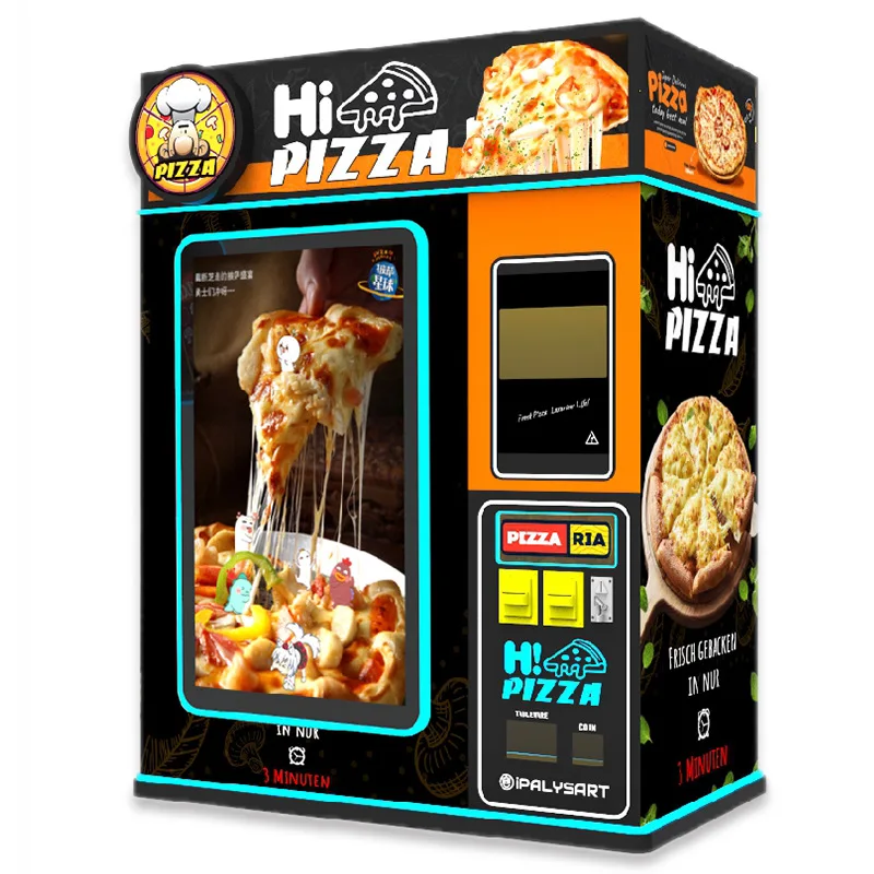 commercial Indoor hot food frozen pizza vending machine 24 hour automatic smart self service touch screen pizza vending machine