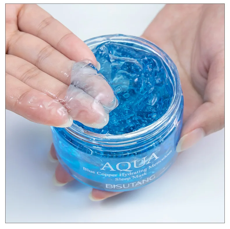 Deep Moisturizing Nourishing Sleeping Face Mask Copper Peptide Skin Care Mask Brightening Whiting No-Wash Daily Facial Care Mask