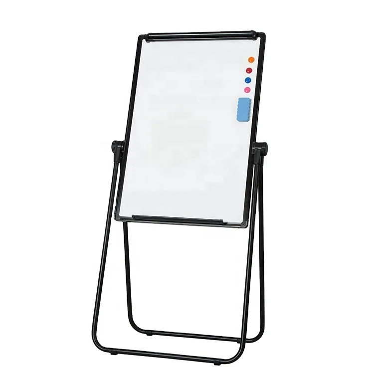 Office Display Easel Whiteboard Magnetic Dry Erase Whiteboard With Movable Stand