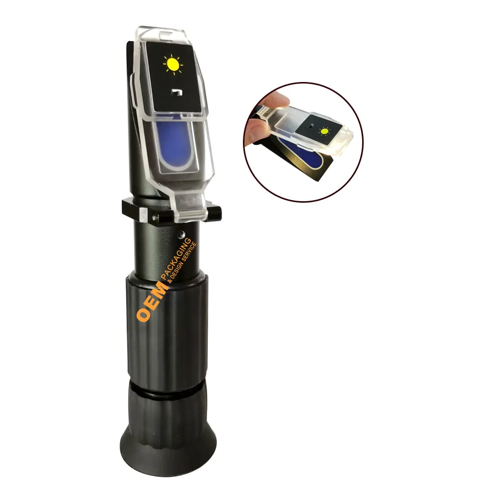LED-J80 Handy Refractometers Spirits Alcohol Refractometer Portable with LED light