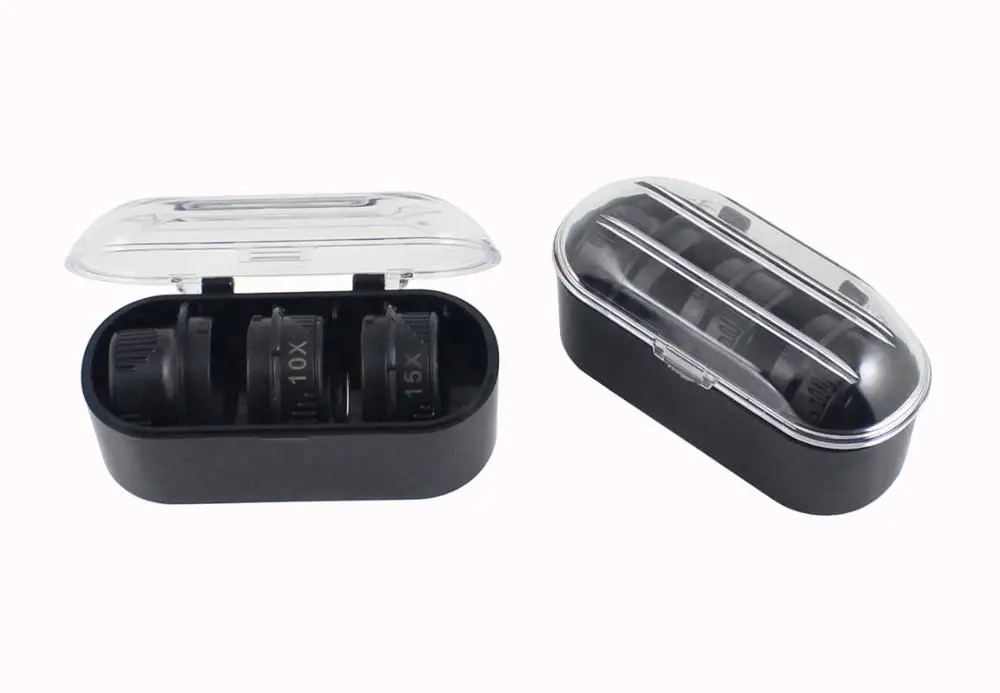 
10x 15x 20x 25x Glasses Watch Repairing Magnifier With Led Lamps 