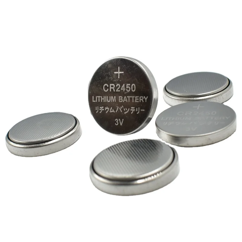 CR2450 solder tabs 3V lithium button cell battery CR2450 battery with cable CR2450 battery for ESL electric shelf label