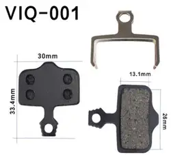 Factory Bike MTB Bicycle Disc Brake Pads Resin Semi-metallic Brake Pad for bike
