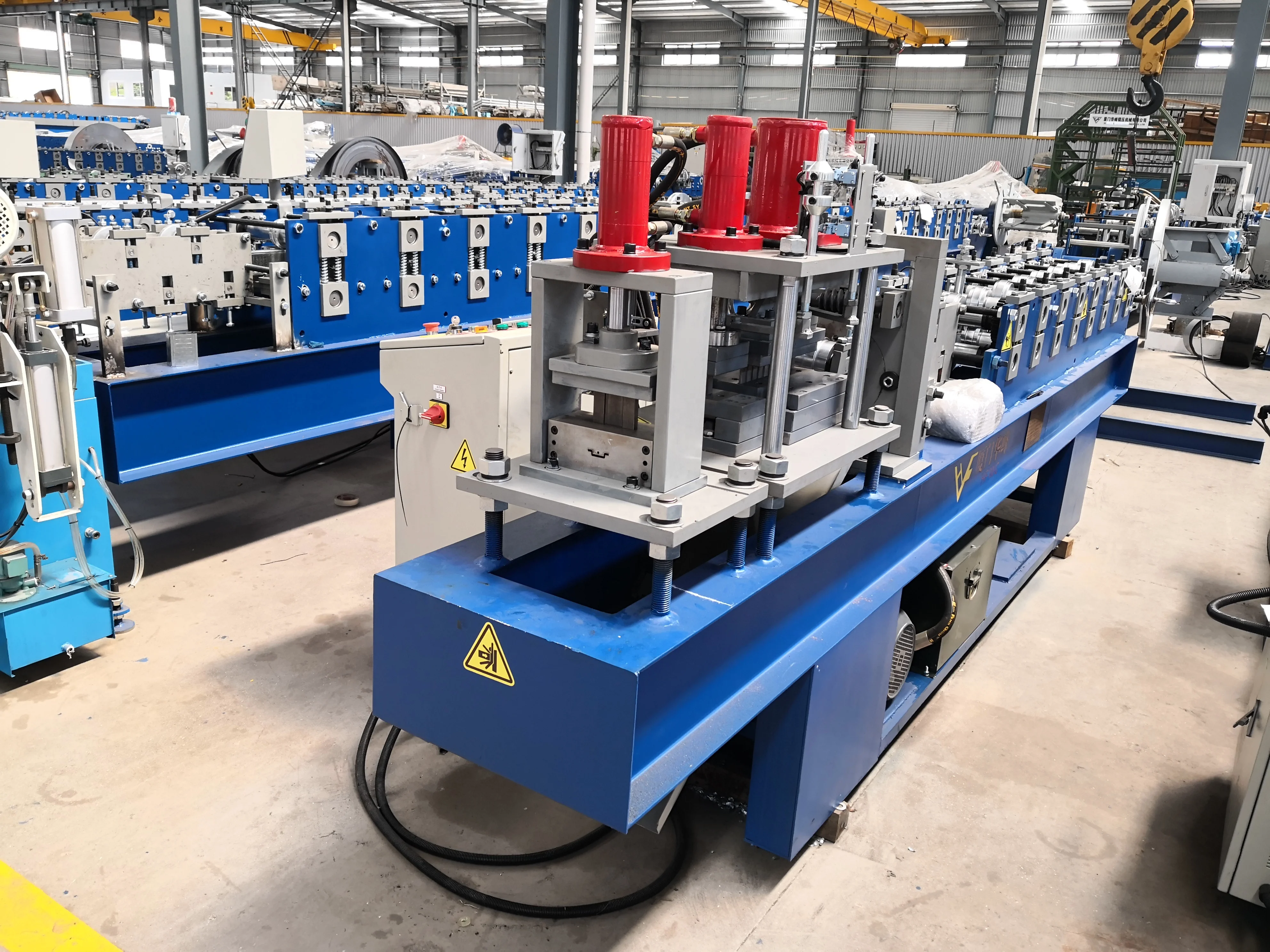 din rail channel roll forming machine for electric mountable rail distribution box mounting