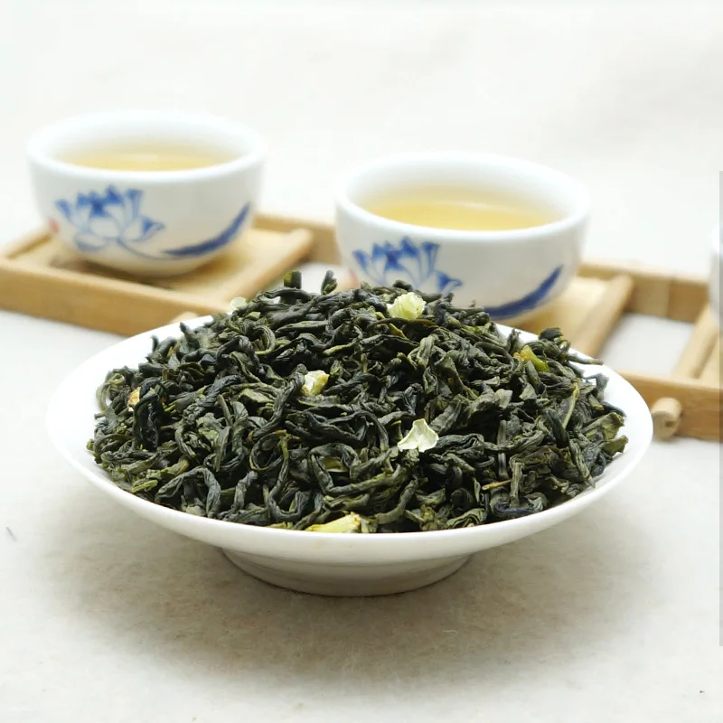 100g per foil tea bag jasmine green tea 100% naturel supplier factory price for Bubble Tea Drinks