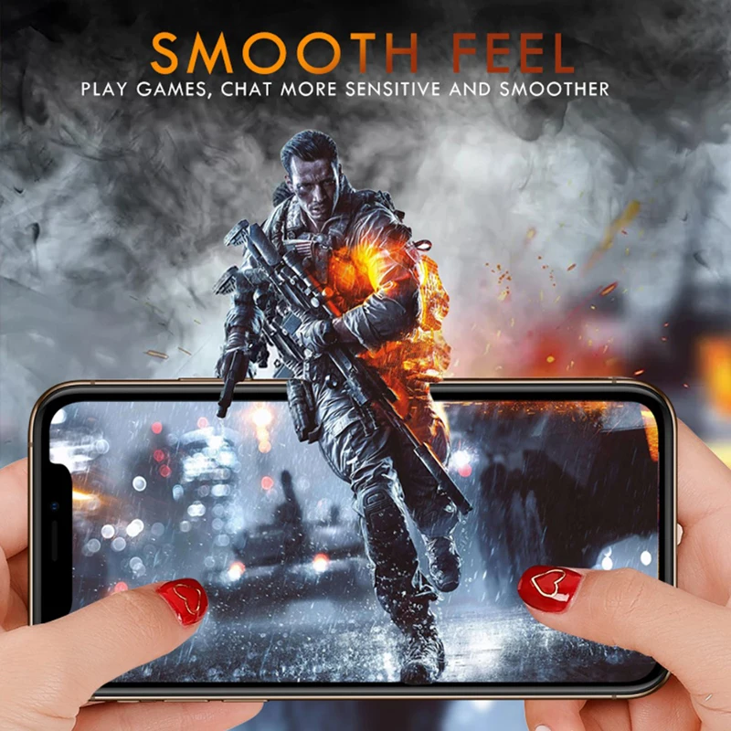 Full cover 9H tempered glass For iphone 11 pro front back screen protector