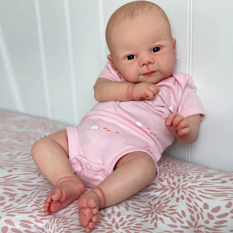 New Year Gift Simulation Baby Doll Full Body Silicone Vinyl Custom Reborn Doll