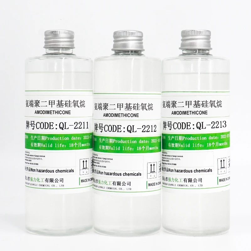 Production customization Aminodimethicone  cationic treatment agent chemical additives for textile products amino silicone oil