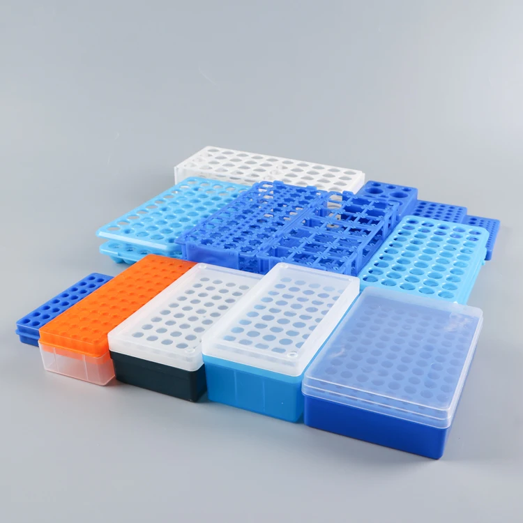 LAB EQUIPMENT plastic test Centrifuge Tube Rack 3 Levels Blue Color Micro Tube Rack