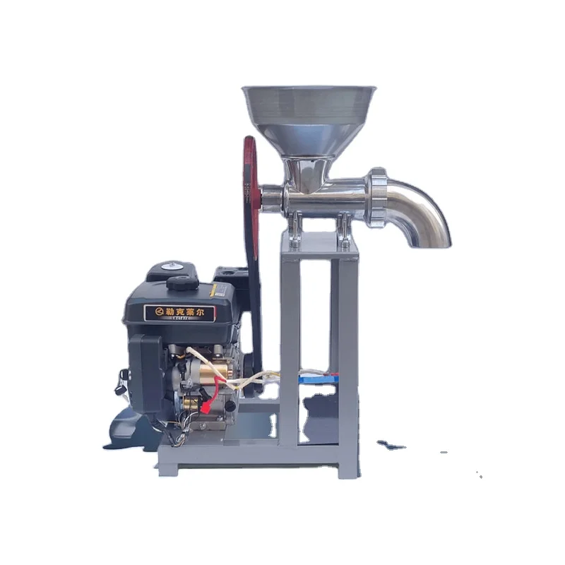 Gasoline Engine Commercial 32 Type Chili Sauce Sauce Large Meat Grinder Enema Bone and Noodle Machine Stall
