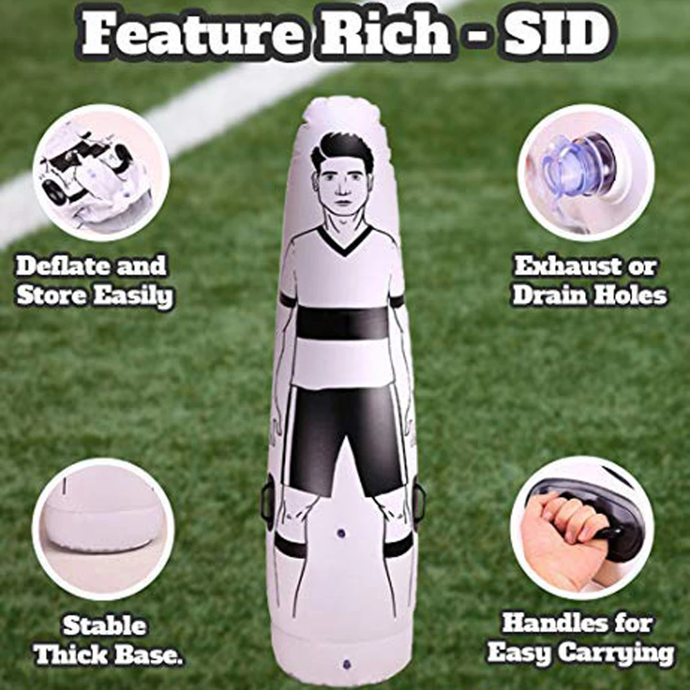 Soccer Inflatable Dummy Goalkeeper Defender Training Football Practice Tumbler Mannequin Shield soccer Dummies
