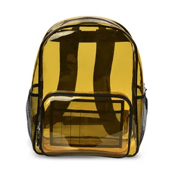 Fashion Custom Logo Transparent Clear Pvc Backpack