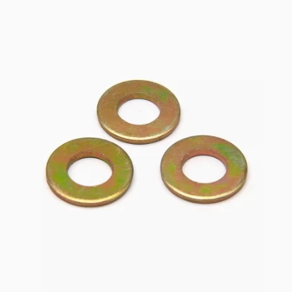 Low Moq Customized DIN 125 Colored Zinc Flat Pad Stamping Washer