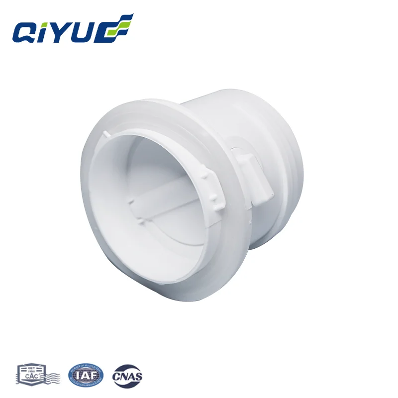 Qiyue Manufacturing Best Price   ABS Air Distribution Box Bearing Plug-in (with air valve) for Air Duct System