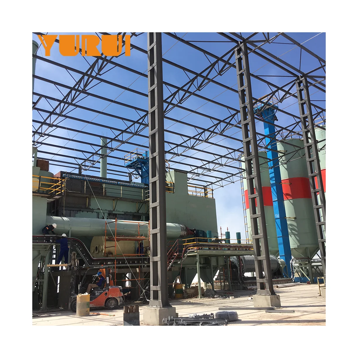 Gypsum Powder Production Making Natural Grinding/Mixing Mill Small Gypsum Plaster Line