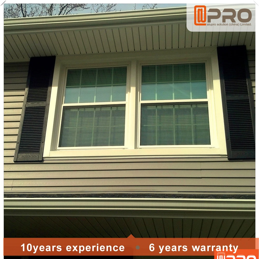 Lift up hurricane impact french windows latest design small size Best Single Double hung aluminium up down sliding window