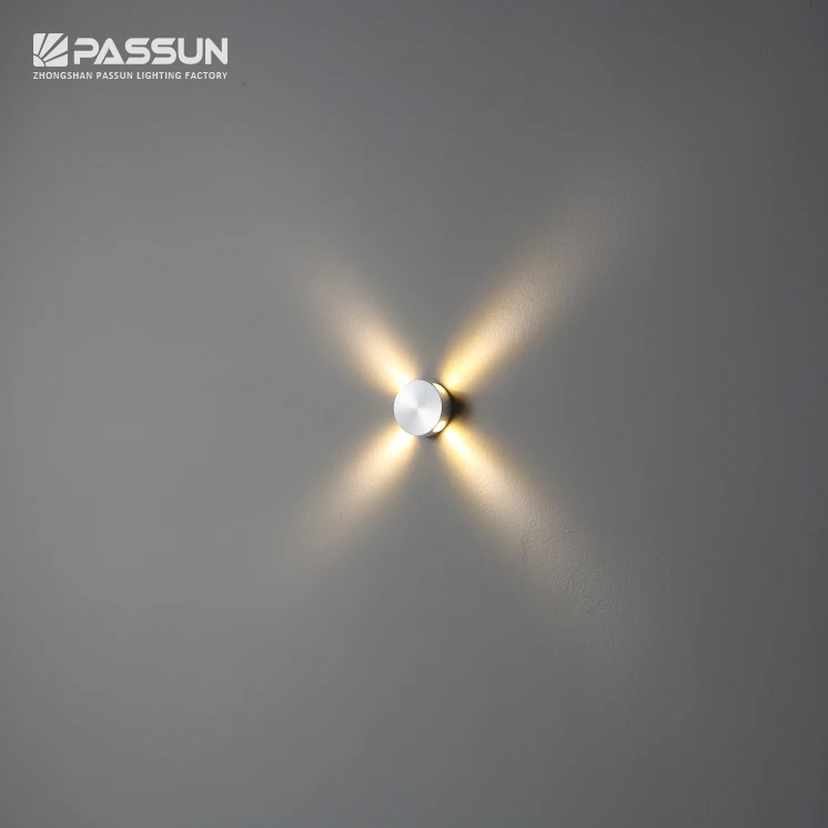 Современный комнатный домашний декоративный настенный светильник с поверхностным креплением минималистичный круглый светодиодный