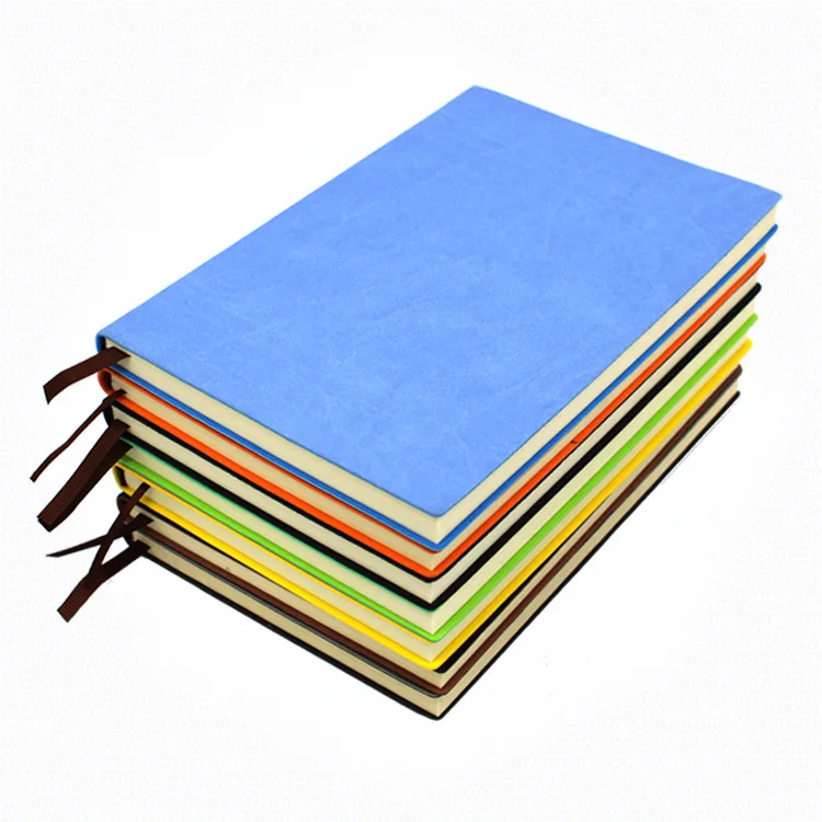 Wholesale fashion style student diary office meeting records easy writing custom school notebook