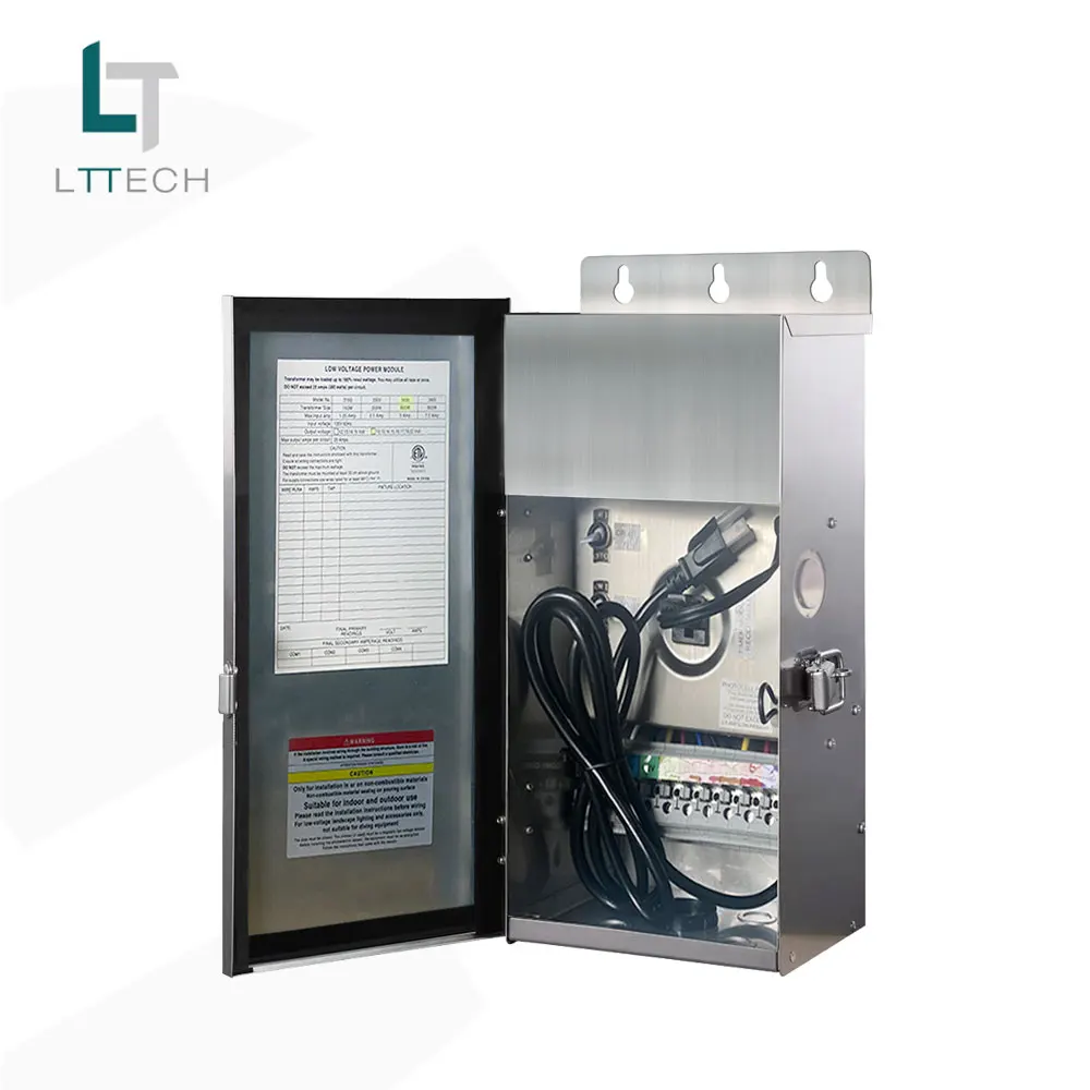 LT3900 900W низкого напряжения 12-22V 110 ~ 120VAC мульти-tap трансформаторы 304 Серебристый браслет из нержавеющей стали кран для ландшафтного