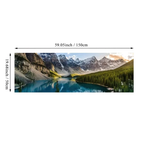Landscape Canvas Painting Lake Forest Mountain Scenery Painting Wall Art Decor Posters For Living Room Bedroom Prints Picture