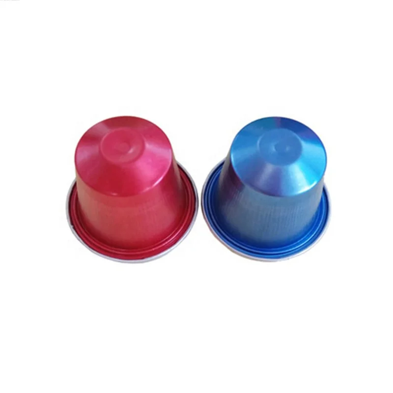15 ml colored aluminum foil coffee pods empty espresso coffee capsules