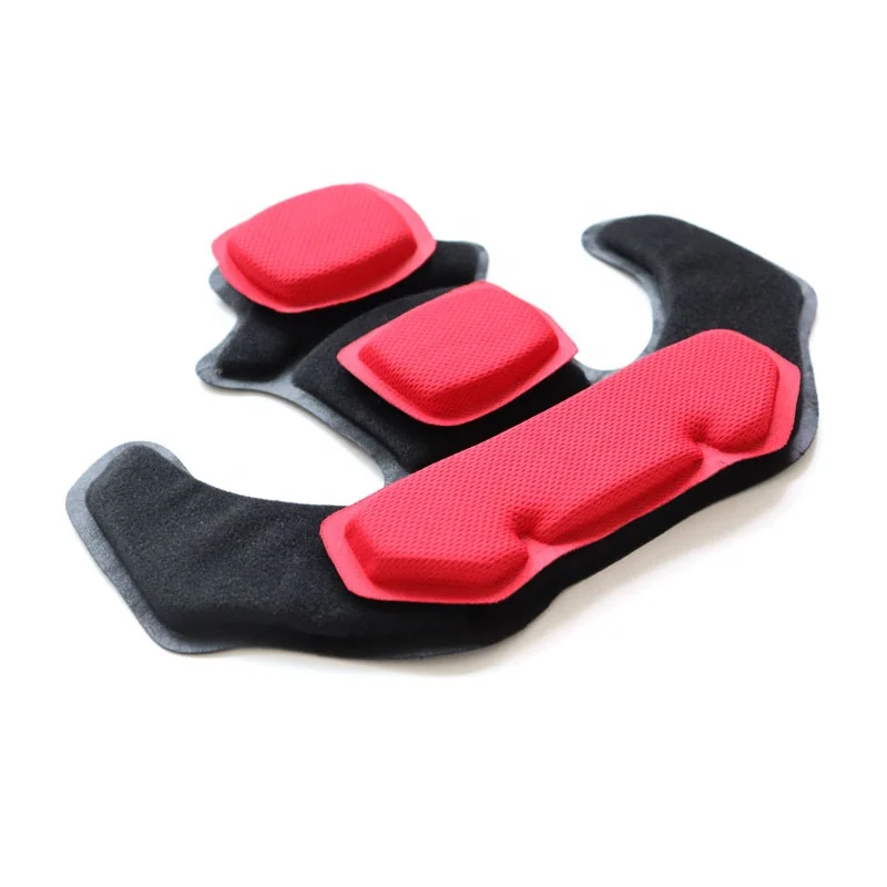 EVA Foam Pads Kit Sealed Red Sponge Helmet Inner Padding for Outdoor Sports Cycling Motorcycle Bicycle