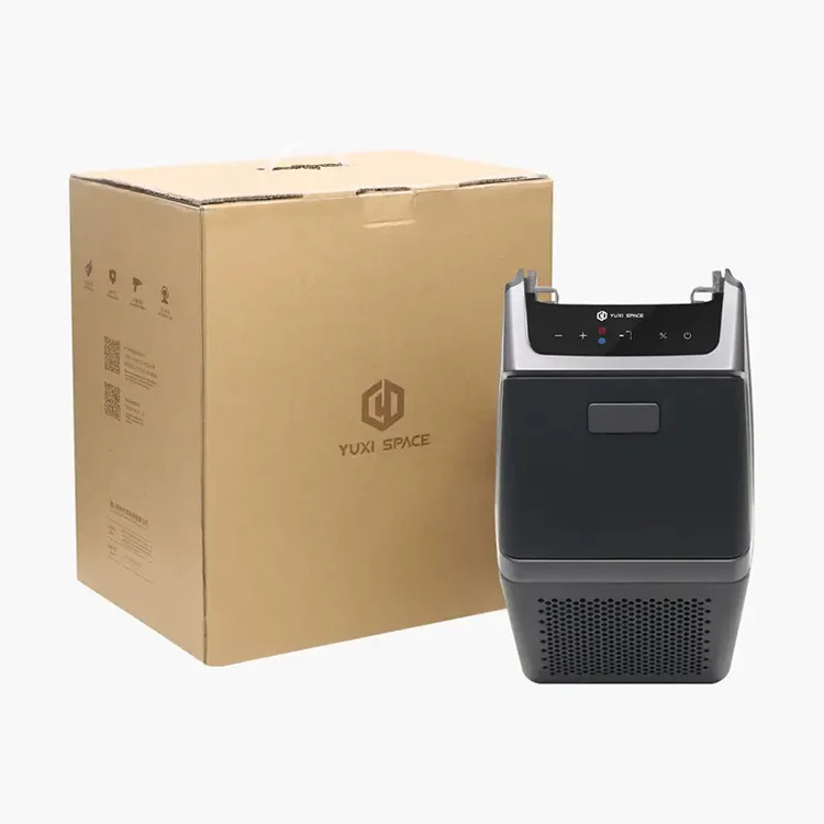 Creease 4.6L Cooling And Warming Backseat Car Refrigerator 12V Compressor Armrest Refrigerator For Tesla Model Y 2023