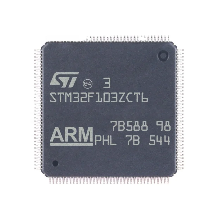 STM32F103ZCT6 Microcontrollers IC MCU 32BIT 256KB FLASH 144LQFP Electronic component Integrated circuits STM32F103ZCT6 CHIP