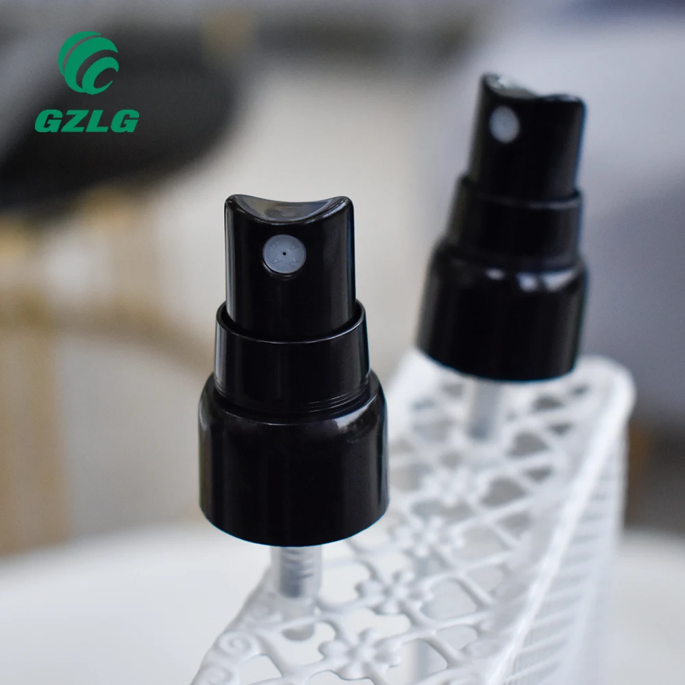 
Gzlg Manufacturer Wholesale Pcr Eco-Friendly 13 18 415 20 410 24mm fine Mist Spray Pump Black Plastic Mist Perfume Pump Sprayer 