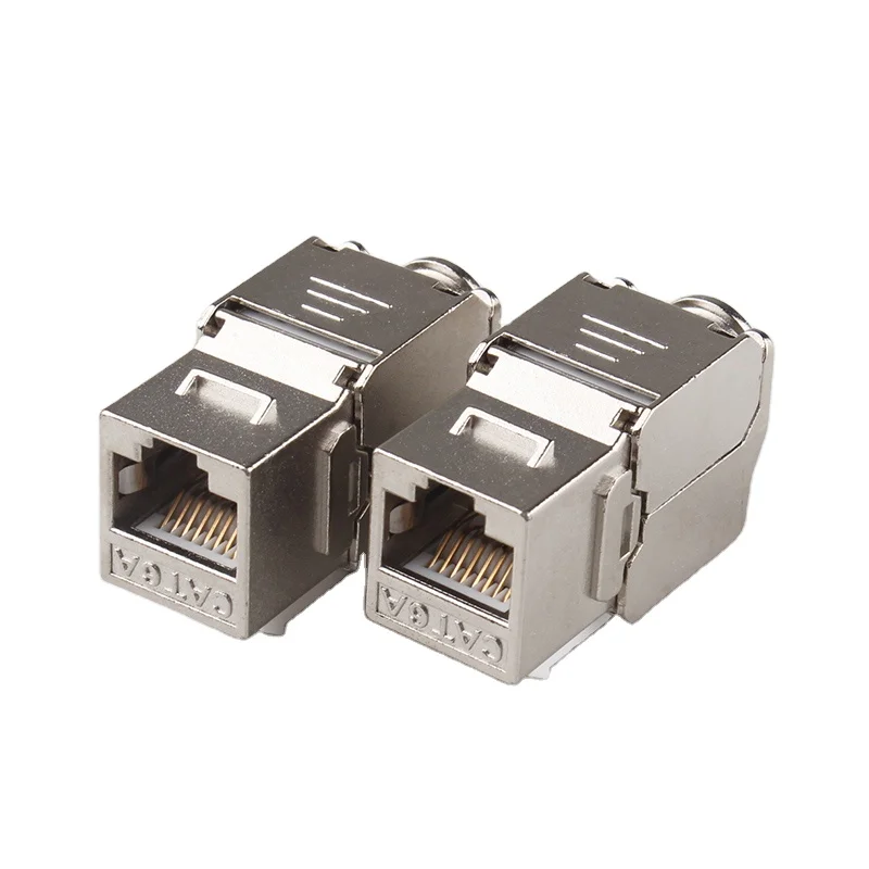  RJ45 Cat6a cat7 AMP keystone jack с экранированным модулем