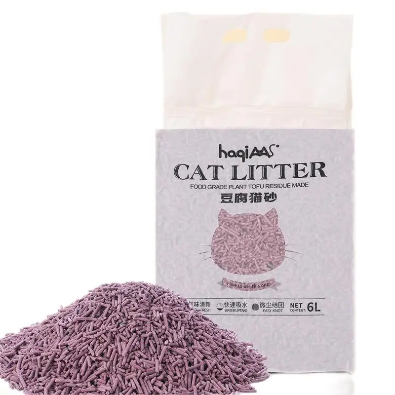 Litter Clean Cat Free sample Wholesale factory price good quality non loose sand tofu cat litter for pets