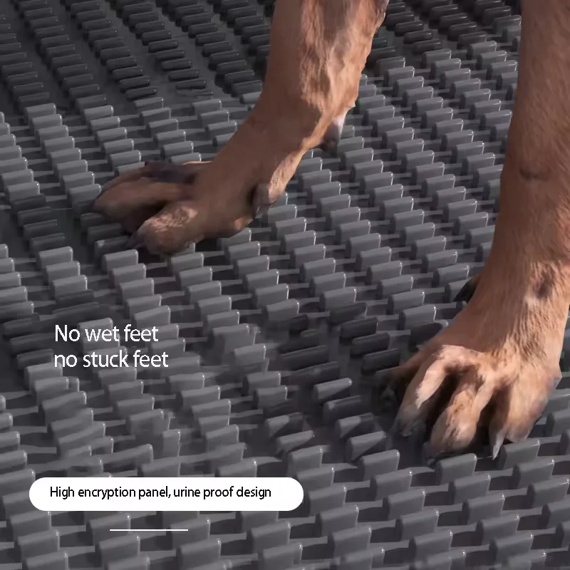 Wholesale 2024 New Arrival Encrypted Panel No Wet Feet or Stuck Feet One Piece Easy to Clean Indoor Dog Potty Dog Toilet