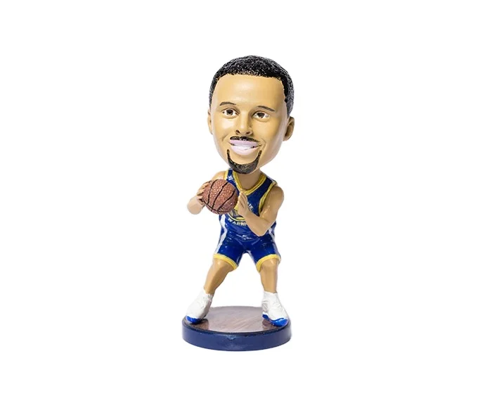 Customized Bobble Head Polyresin Bobblehead factory Funny resin bobblehead doll custom dashboard soccer player bobble heads