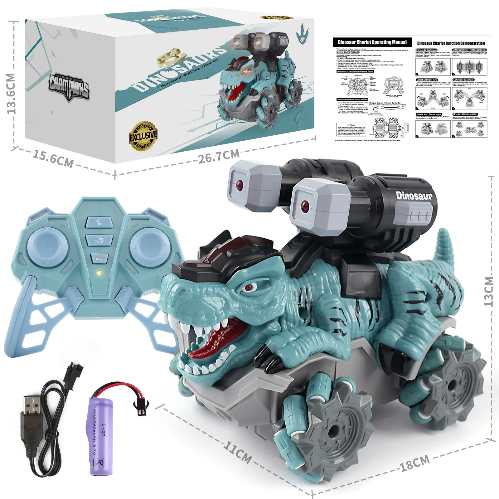 Rc Car 4Wd 4X4 Off Road Adult High Speed Crawler Rock Monster Truck Dinosaur Car