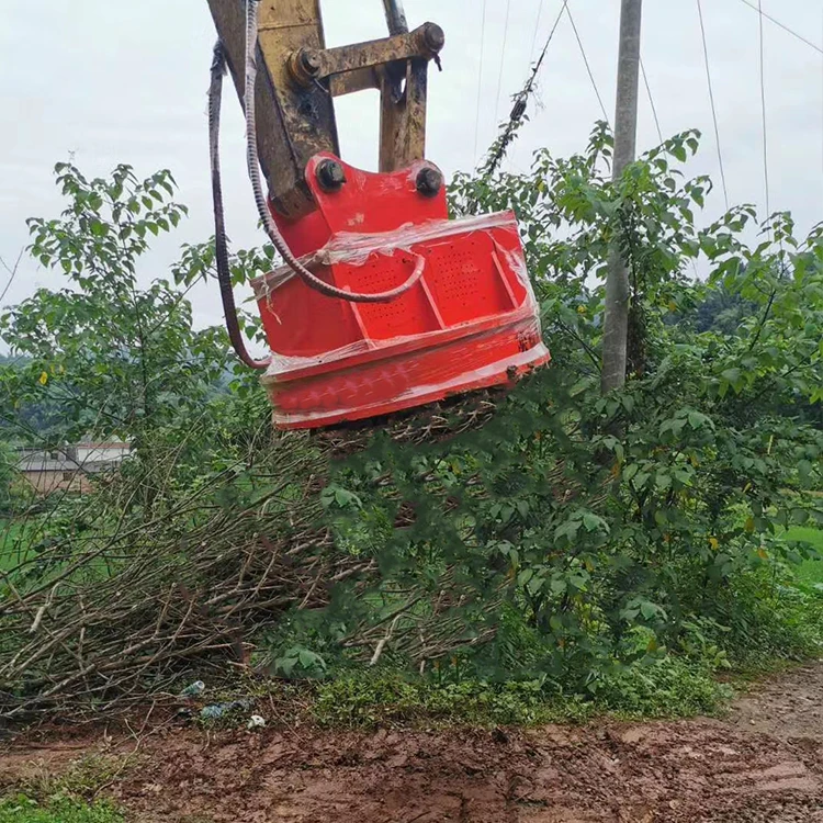 Hydraulic Magnet Lifting Magnet Lifter Installed On Excavator