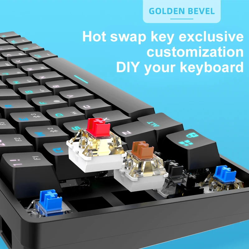 Computer Accessories Wired USB Led RGB Backlight PC Gaming Mechanical Keyboard