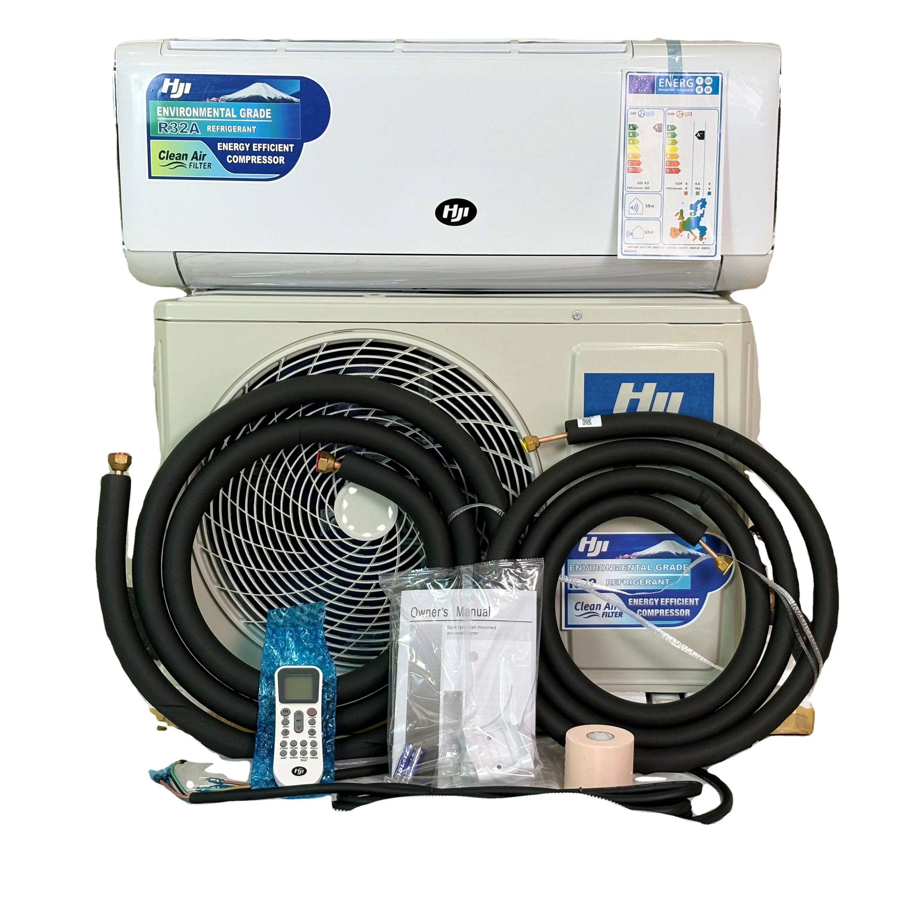 HJI 1HP/1.5HP/2HP/3HP/4HP Split Wall Inverter Air Conditioner Cooling 220v-50/60hz split aire acondicionado Light aircon