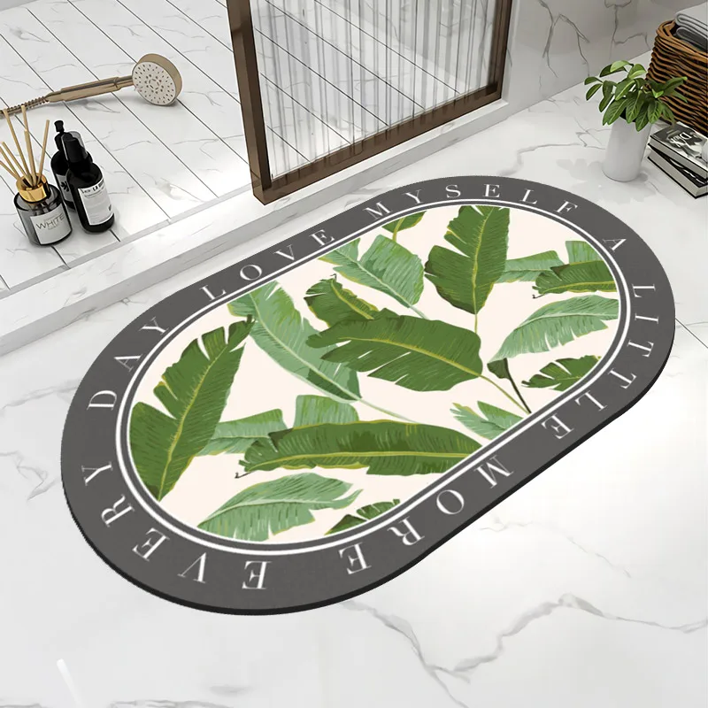 Бытовые товары мягкий коврик из диатомита Быстросохнущий для ванной поглощающий