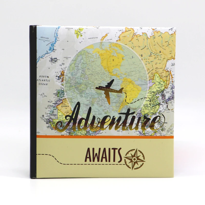 100 photos travelling record 4x6 inch hardcover book bound photo album with memo area