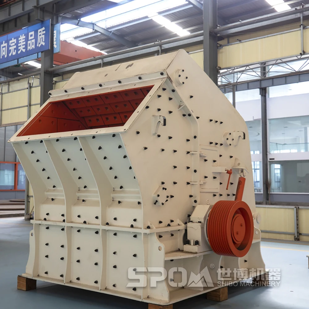 Высокоэффективная установка для дробления вторичного гипсового камня серии pf ротационная каменная стационарная бентонитовая ударная дробилка