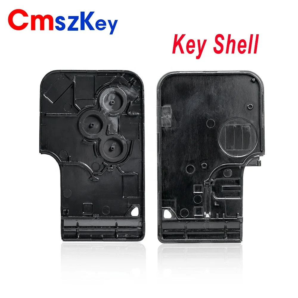For Renault Clio Logan Megane Scenic Laguna Espace  2B 3B Remote Smart Card Shell Case With Key Blade