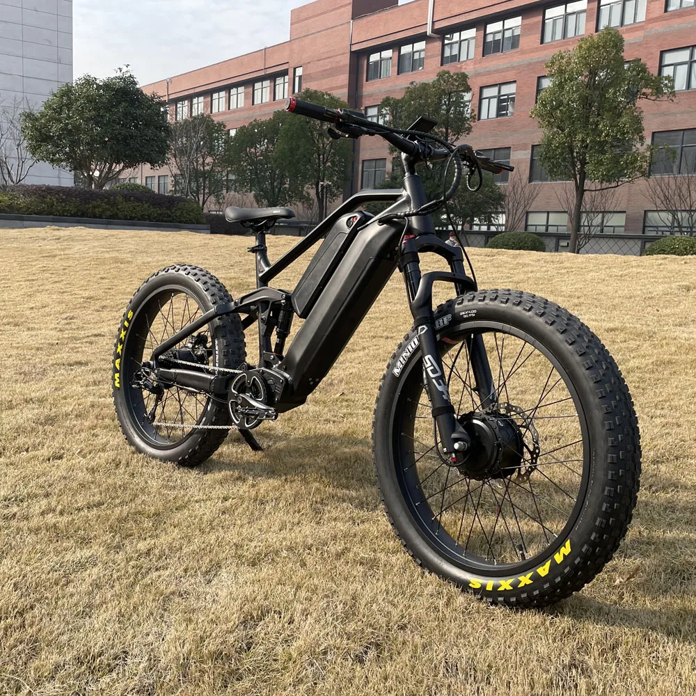 60V 2000w AWD electric bike fat tire ev bike stealth bomber motorcycles electric bicycle 52V 1500w dual motor for adults e bikes
