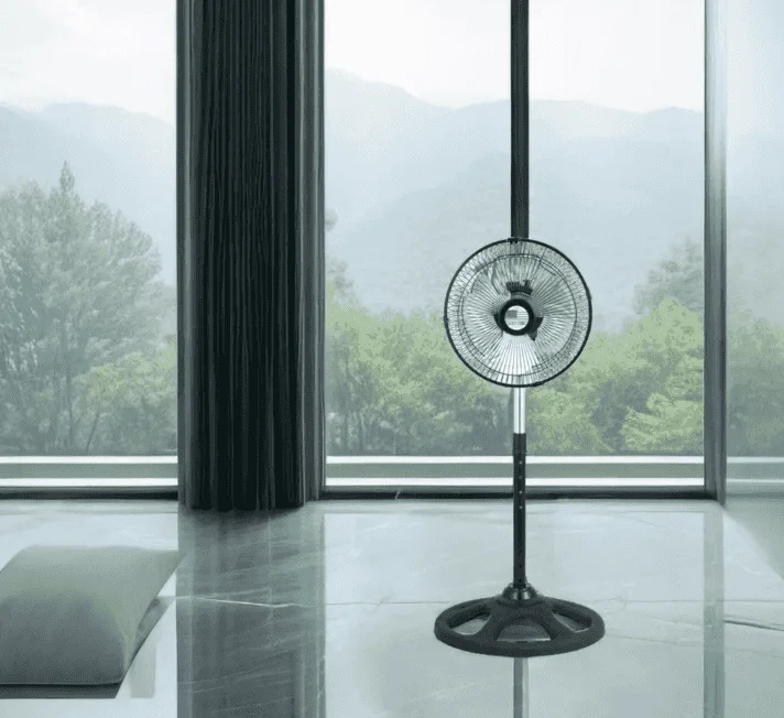 Large air flow electric cooling fans