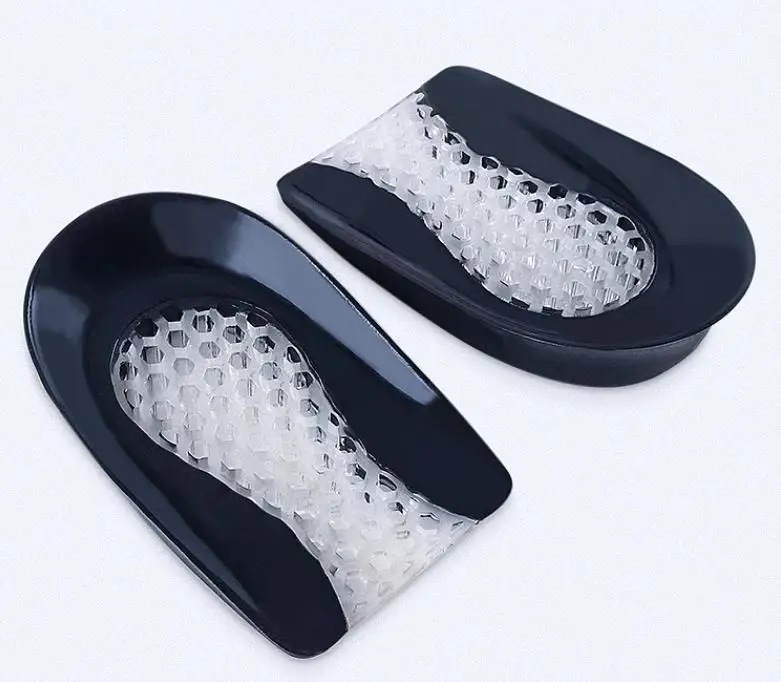 1 пара черный соты с амортизацией самоклеящийся PU гель костной Шпоры боли каблук массажная подушка под пятку чашки