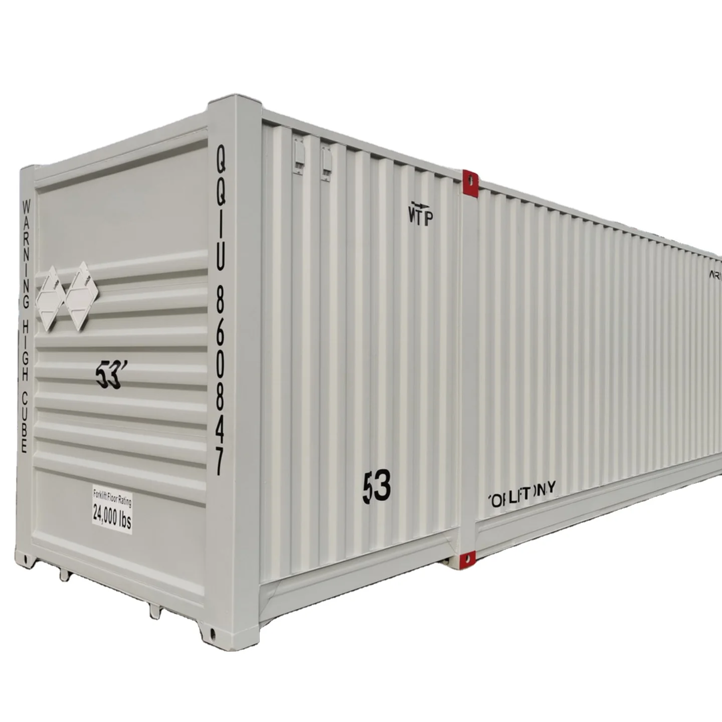 Brand new 53ft Trailer and Train use 53 foot Corten Steel Dry Cargo Shipping Container