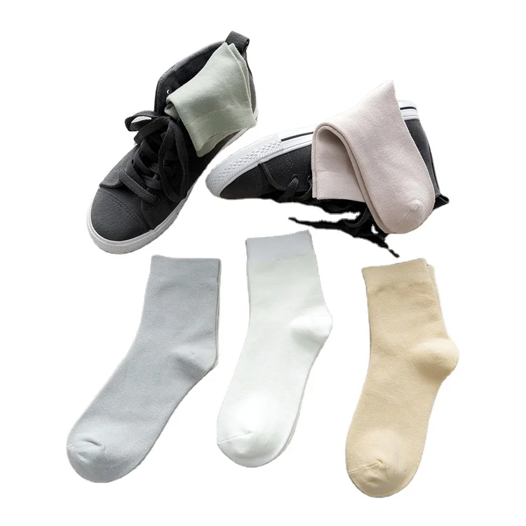 Fashionable Bamboo Cotton Breathable Comfortable Custom Socks Womens Slouch Workout Socks