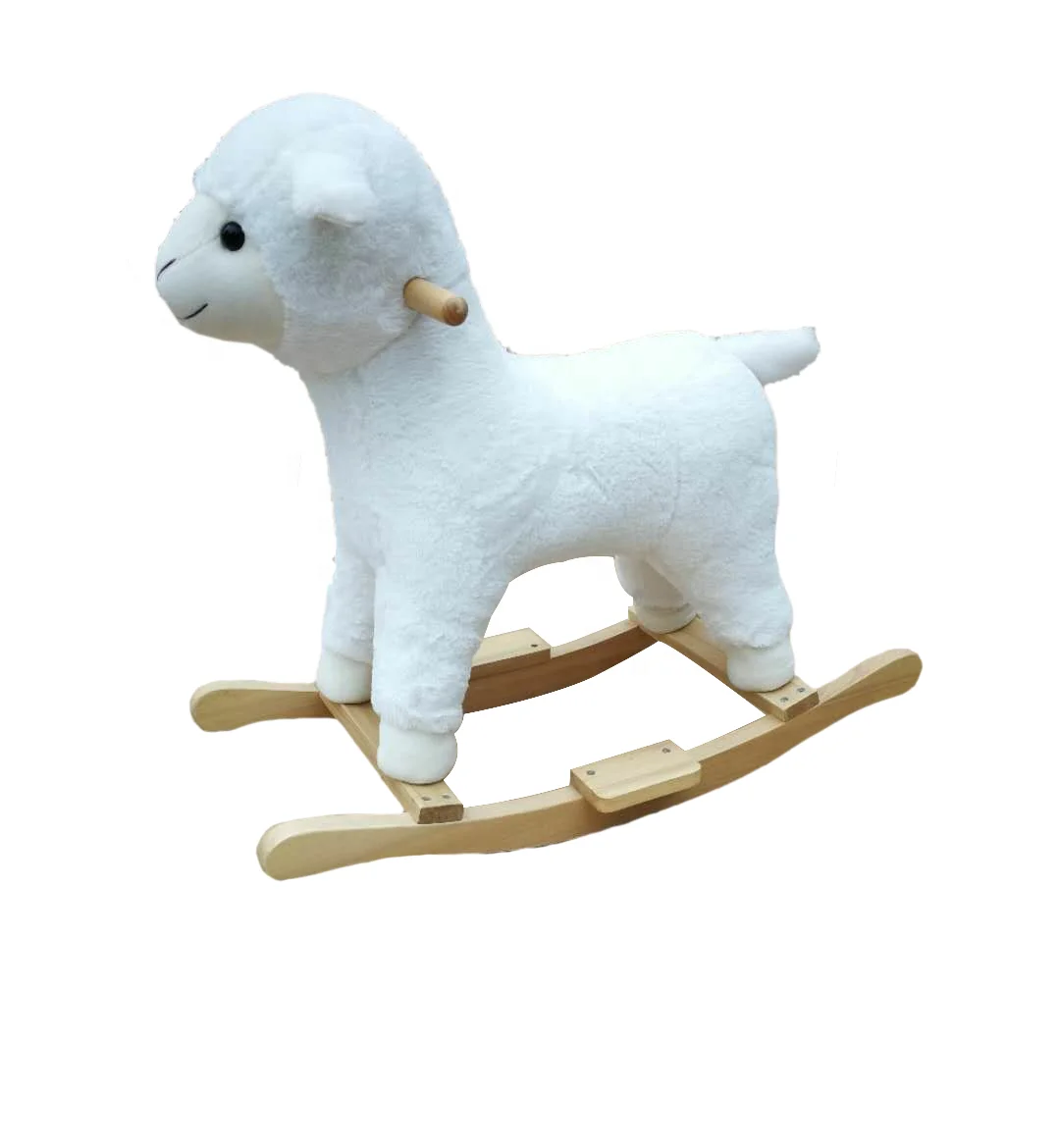 2021 hot sales Plush ride on lamb  with realistick lamb sound,