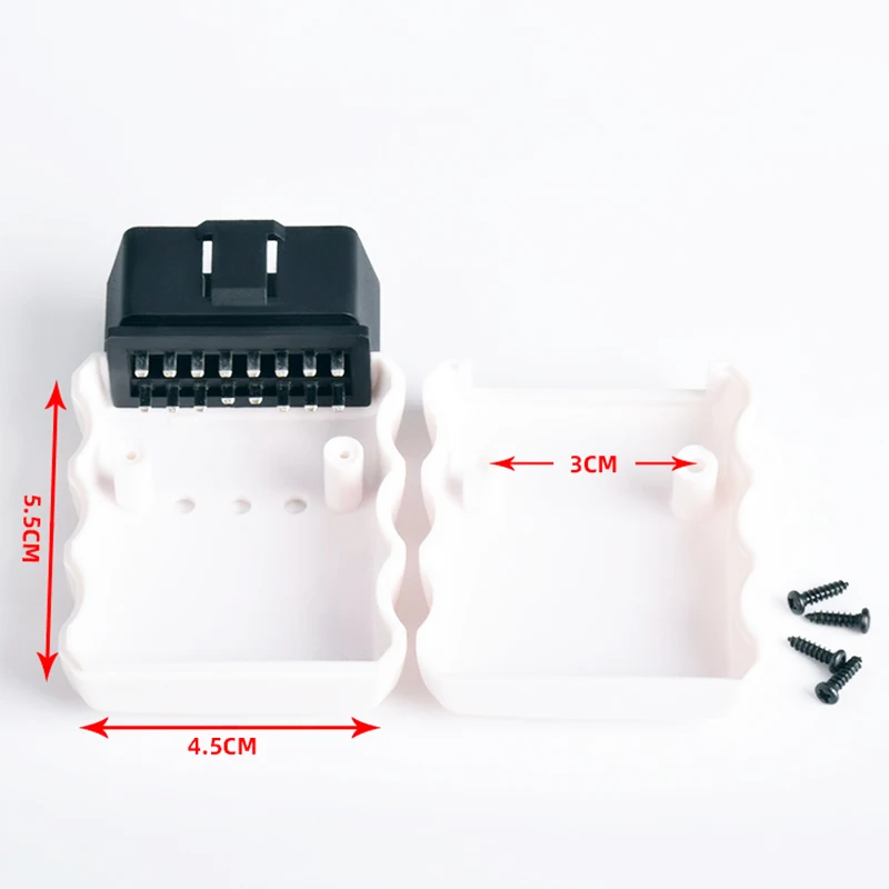 Только корпус без печатной платы Корпус Корпуса ABS OBD2 j196elm327 Замена корпуса для