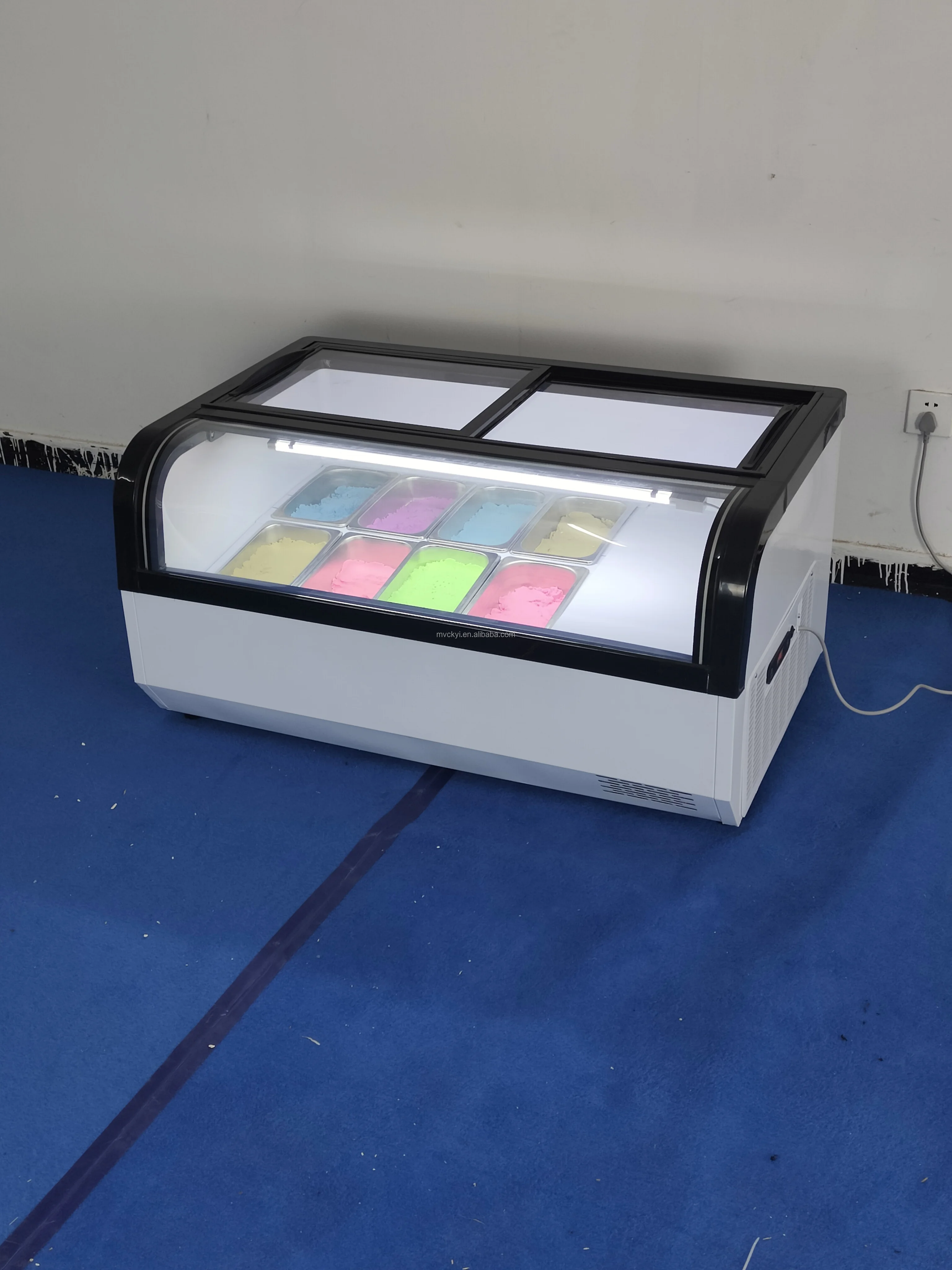 Mvckyi ice cream showcase freezer batch freezer For Refrigerated Equipment Ice Cream Display Freezer